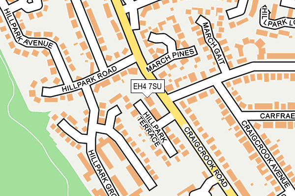 EH4 7SU map - OS OpenMap – Local (Ordnance Survey)