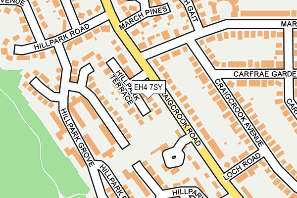 EH4 7SY map - OS OpenMap – Local (Ordnance Survey)