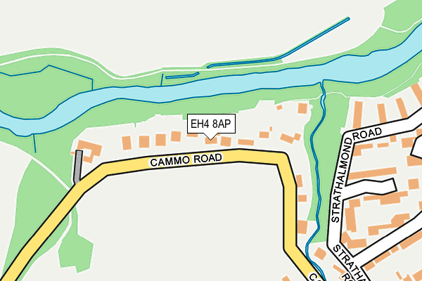 EH4 8AP map - OS OpenMap – Local (Ordnance Survey)