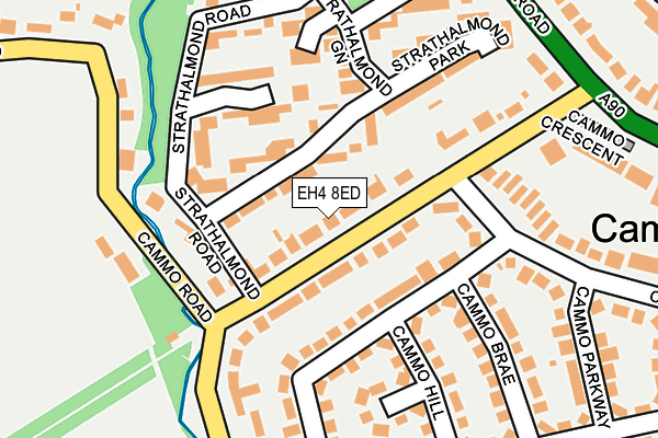 EH4 8ED map - OS OpenMap – Local (Ordnance Survey)