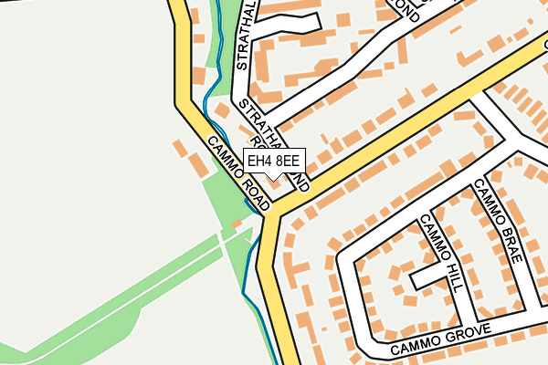 EH4 8EE map - OS OpenMap – Local (Ordnance Survey)