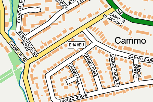 EH4 8EU map - OS OpenMap – Local (Ordnance Survey)
