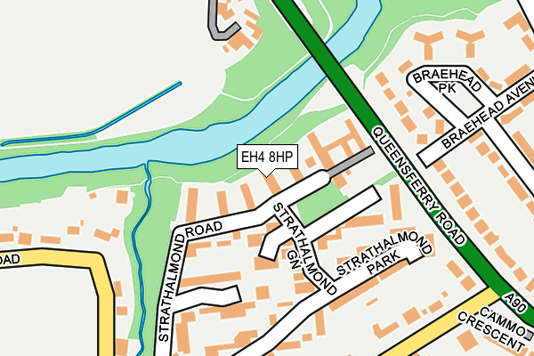 EH4 8HP map - OS OpenMap – Local (Ordnance Survey)