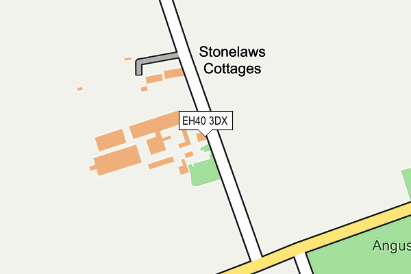 EH40 3DX map - OS OpenMap – Local (Ordnance Survey)