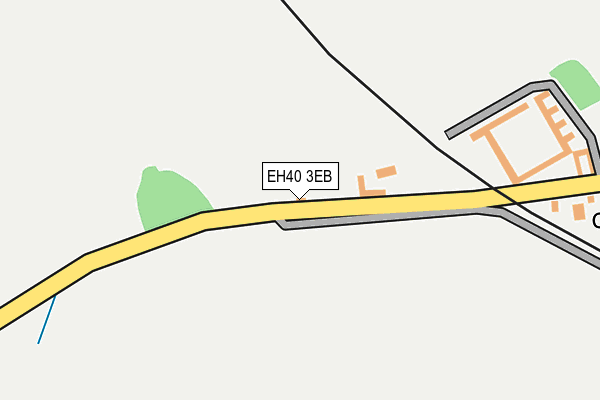 EH40 3EB map - OS OpenMap – Local (Ordnance Survey)