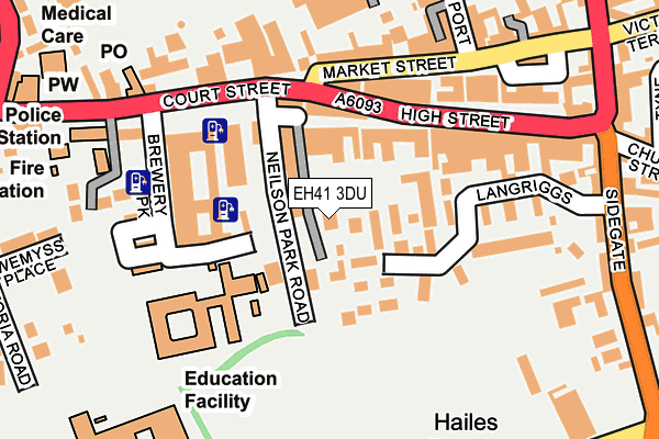 EH41 3DU map - OS OpenMap – Local (Ordnance Survey)
