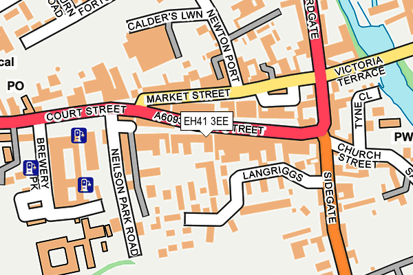 EH41 3EE map - OS OpenMap – Local (Ordnance Survey)