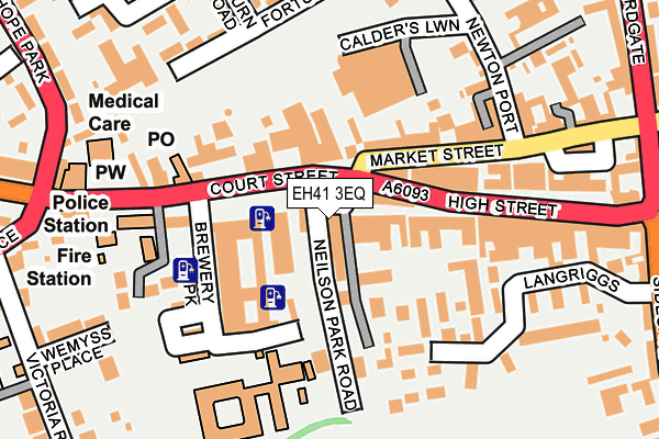 EH41 3EQ map - OS OpenMap – Local (Ordnance Survey)