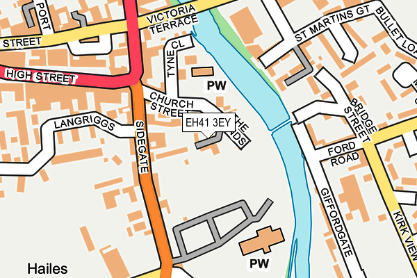 EH41 3EY map - OS OpenMap – Local (Ordnance Survey)