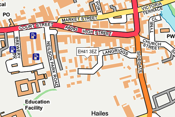 EH41 3EZ map - OS OpenMap – Local (Ordnance Survey)