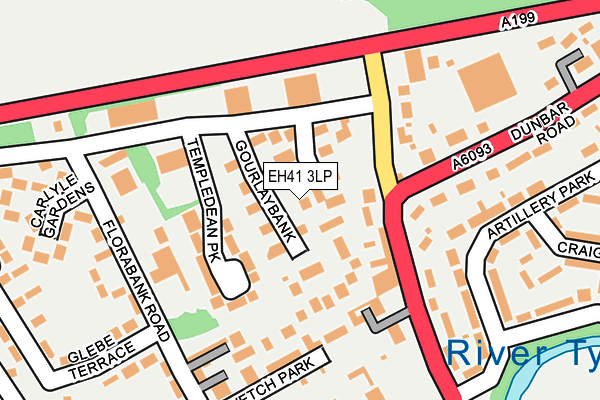EH41 3LP map - OS OpenMap – Local (Ordnance Survey)