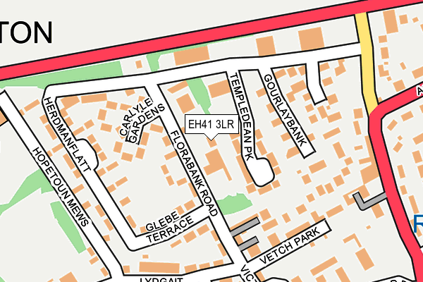 EH41 3LR map - OS OpenMap – Local (Ordnance Survey)