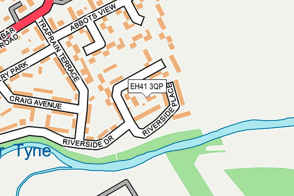 EH41 3QP map - OS OpenMap – Local (Ordnance Survey)