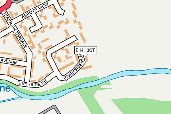 EH41 3QT map - OS OpenMap – Local (Ordnance Survey)
