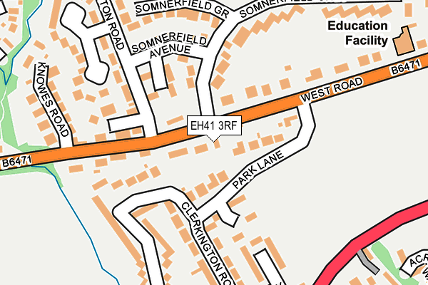 EH41 3RF map - OS OpenMap – Local (Ordnance Survey)