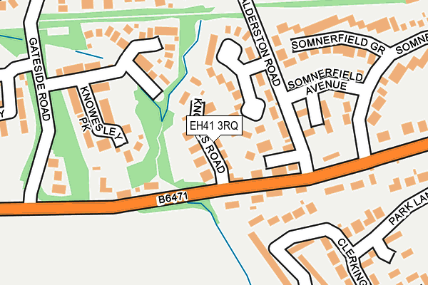 EH41 3RQ map - OS OpenMap – Local (Ordnance Survey)