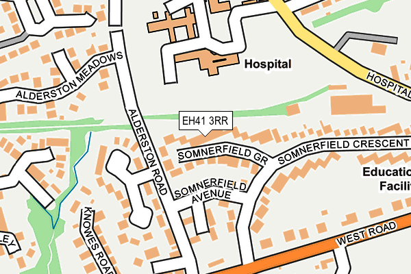 EH41 3RR map - OS OpenMap – Local (Ordnance Survey)