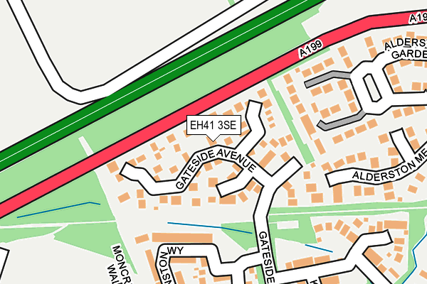 EH41 3SE map - OS OpenMap – Local (Ordnance Survey)