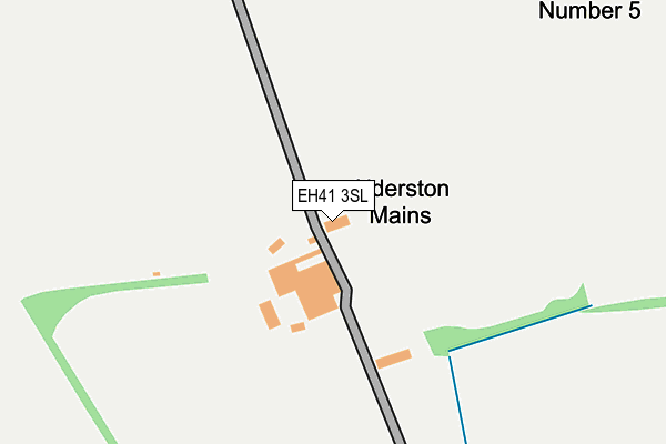 EH41 3SL map - OS OpenMap – Local (Ordnance Survey)