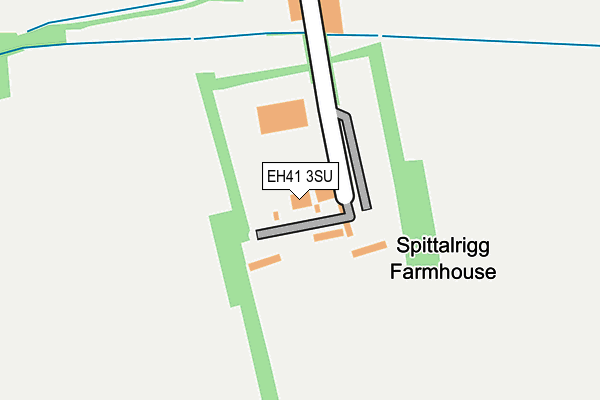 EH41 3SU map - OS OpenMap – Local (Ordnance Survey)