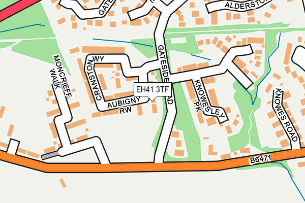 EH41 3TF map - OS OpenMap – Local (Ordnance Survey)