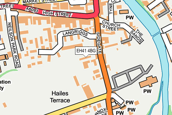 EH41 4BG map - OS OpenMap – Local (Ordnance Survey)