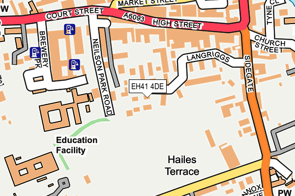 EH41 4DE map - OS OpenMap – Local (Ordnance Survey)