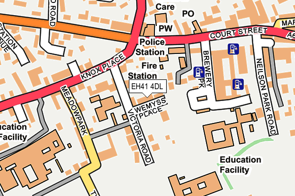 EH41 4DL map - OS OpenMap – Local (Ordnance Survey)