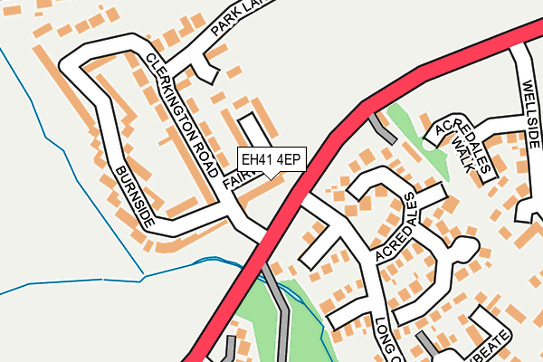 EH41 4EP map - OS OpenMap – Local (Ordnance Survey)