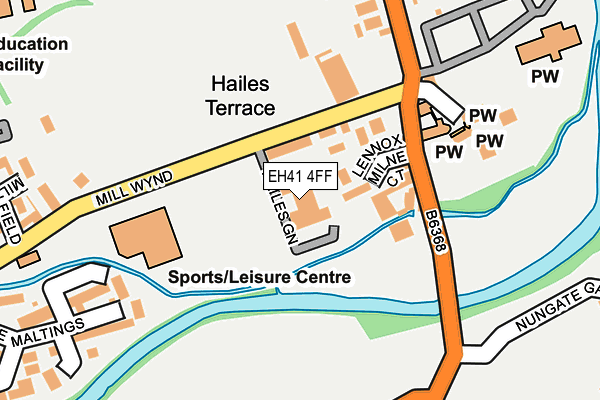 EH41 4FF map - OS OpenMap – Local (Ordnance Survey)