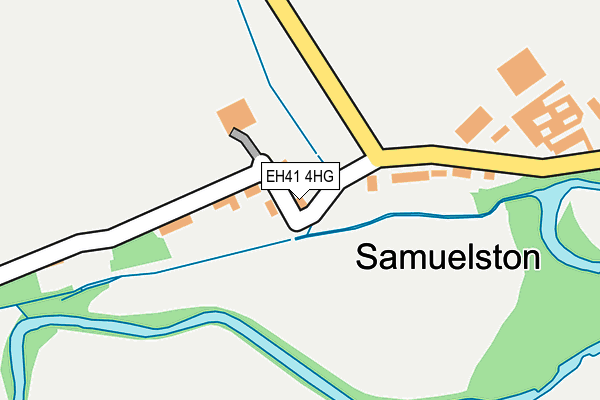 EH41 4HG map - OS OpenMap – Local (Ordnance Survey)