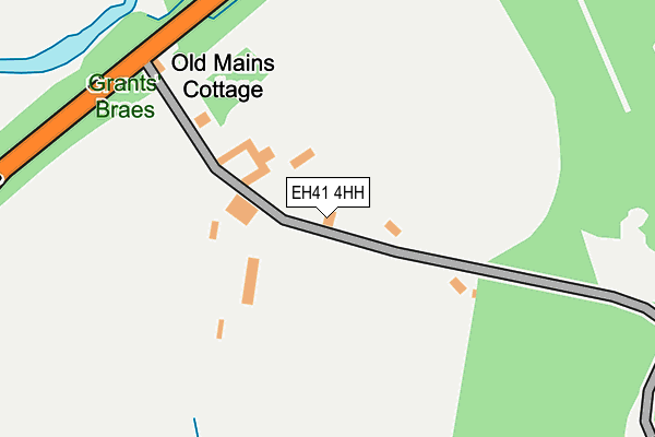 EH41 4HH map - OS OpenMap – Local (Ordnance Survey)