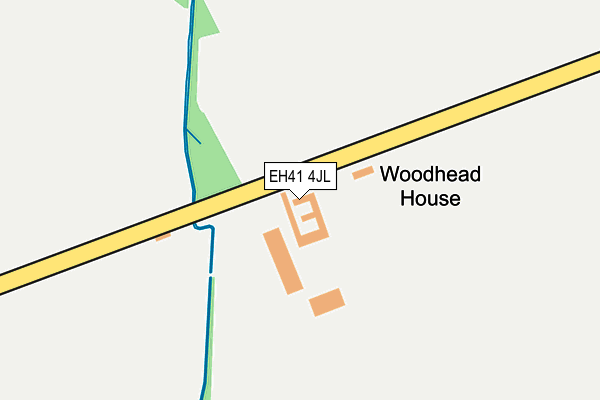 EH41 4JL map - OS OpenMap – Local (Ordnance Survey)
