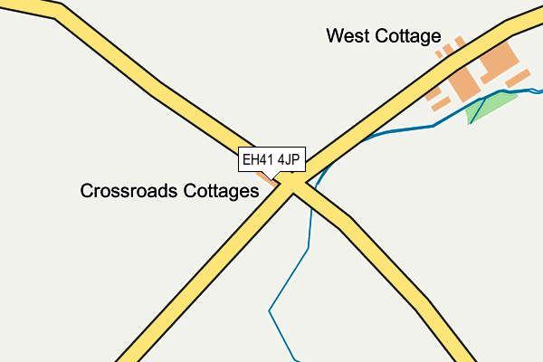 EH41 4JP map - OS OpenMap – Local (Ordnance Survey)