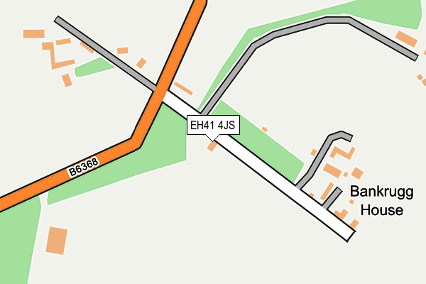 EH41 4JS map - OS OpenMap – Local (Ordnance Survey)