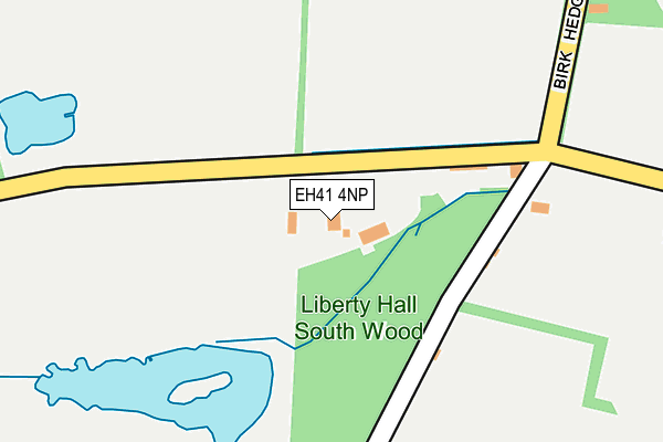 EH41 4NP map - OS OpenMap – Local (Ordnance Survey)