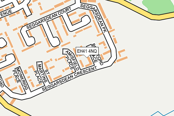 EH41 4NQ map - OS OpenMap – Local (Ordnance Survey)
