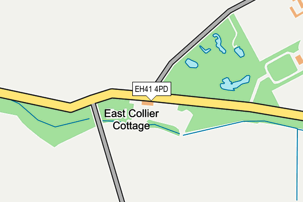 EH41 4PD map - OS OpenMap – Local (Ordnance Survey)