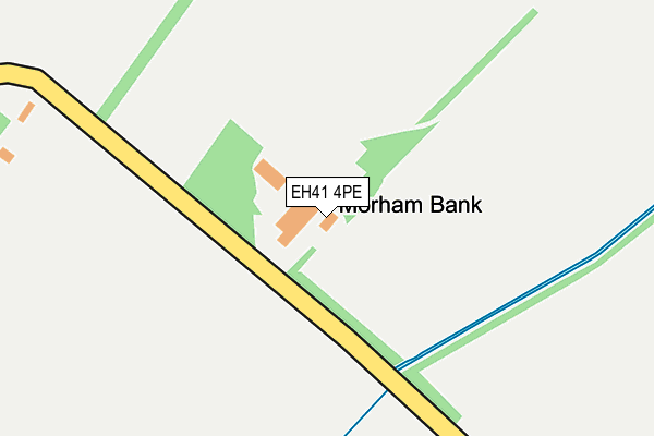 EH41 4PE map - OS OpenMap – Local (Ordnance Survey)