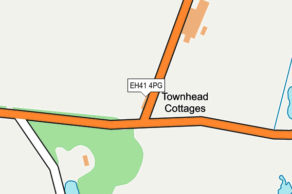 EH41 4PG map - OS OpenMap – Local (Ordnance Survey)