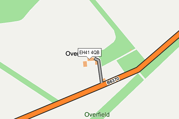 EH41 4QB map - OS OpenMap – Local (Ordnance Survey)