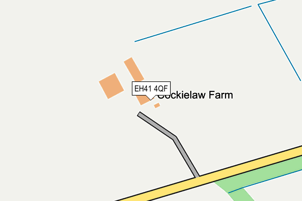 EH41 4QF map - OS OpenMap – Local (Ordnance Survey)