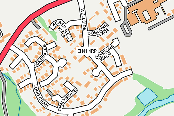 EH41 4RP map - OS OpenMap – Local (Ordnance Survey)
