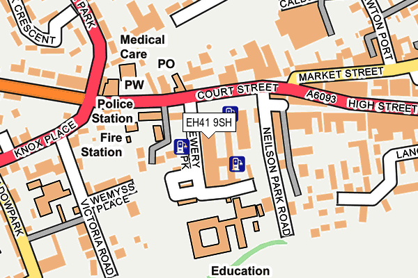 EH41 9SH map - OS OpenMap – Local (Ordnance Survey)