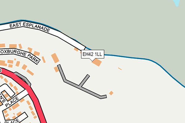 EH42 1LL map - OS OpenMap – Local (Ordnance Survey)