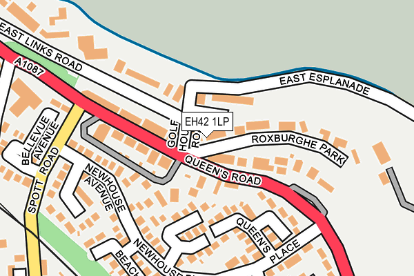 EH42 1LP map - OS OpenMap – Local (Ordnance Survey)