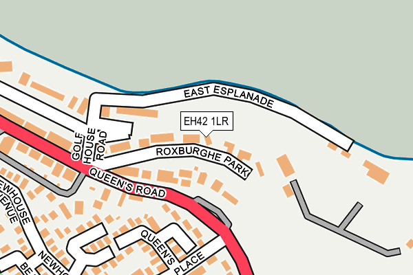 EH42 1LR map - OS OpenMap – Local (Ordnance Survey)
