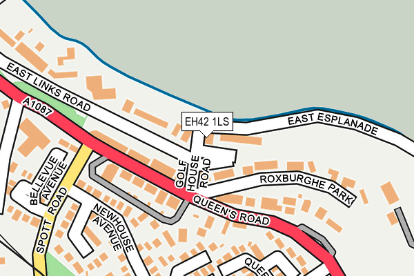 EH42 1LS map - OS OpenMap – Local (Ordnance Survey)
