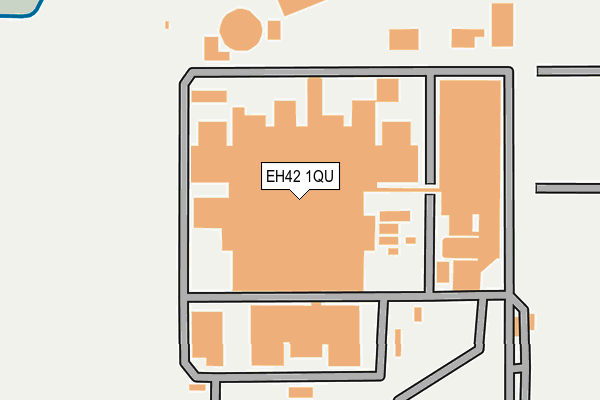 EH42 1QU map - OS OpenMap – Local (Ordnance Survey)