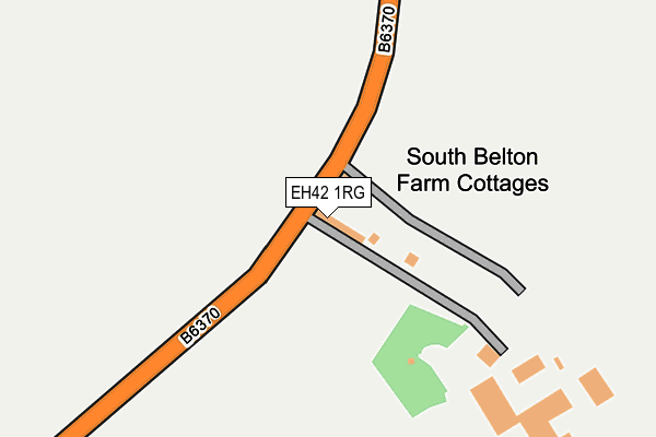 EH42 1RG map - OS OpenMap – Local (Ordnance Survey)